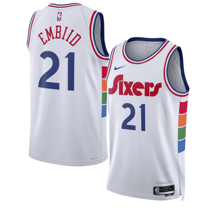 Joel Embiid Philadephia 76ers 2024-2025 City Edition Fan Support Team Jersey