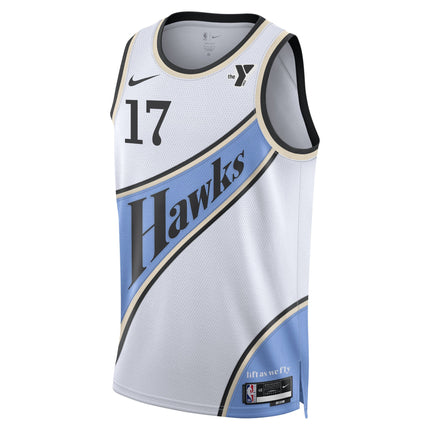 Onyeka Okongwu Atlanta Hawks 2024-2025 City Jersey - White