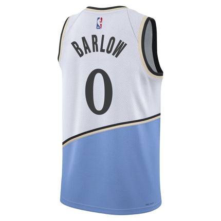 Dominick Barlow Atlanta Hawks 2024-2025 City Jersey - White