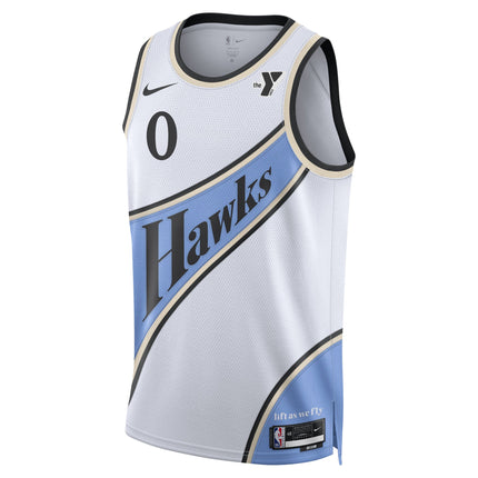 Dominick Barlow Atlanta Hawks 2024-2025 City Jersey - White