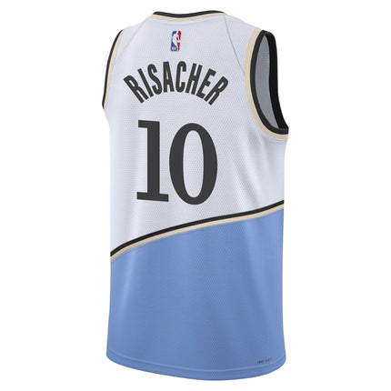 Zaccharie Risacher Atlanta Hawks 2024-2025 City Jersey - White