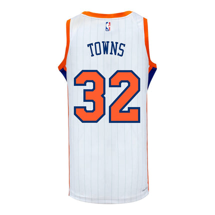 Karl-Anthony Towns New York Knicks 2025 City Edition Swingman Jersey - White