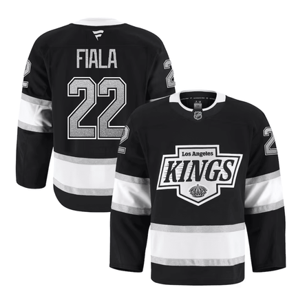 Kevin Fiala Los Angeles Kings 2025 Pro Home Jersey - Black