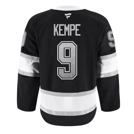 Adrian Kempe Los Angeles Kings 2025 Pro Home Jersey - Black