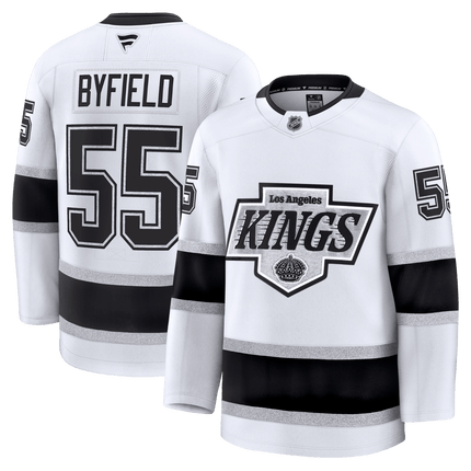 Quinton Byfield Los Angeles Kings 2025 Premium Away Jersey - White