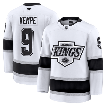 Adrian Kempe Los Angeles Kings 2025 Premium Away Jersey - White