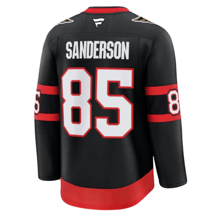 Sanderson Ottawa Senators 2025 Premium Home Jersey - Black