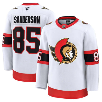 Sanderson Ottawa Senators 2025 Premium Away Jersey - White