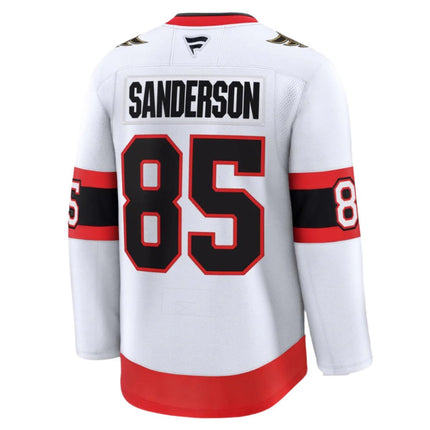 Sanderson Ottawa Senators 2025 Premium Away Jersey - White