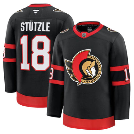 Stutzle Ottawa Senators 2025 Premium Home Jersey - Black