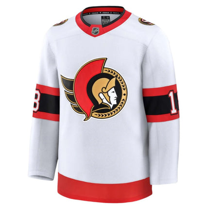 Stutzle Ottawa Senators 2025 Premium Away Jersey - White