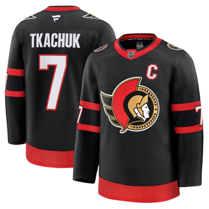 Tkachuk Ottawa Senators 2025 Premium Home Jersey - Black