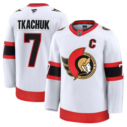 Tkachuk Ottawa Senators 2025 Premium Away Jersey - White