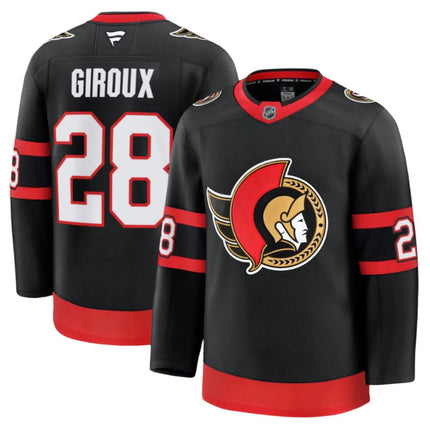 Giroux Ottawa Senators 2025 Premium Home Jersey - Black