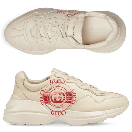 Men's Gucci Rhyton Disk Print Sneaker