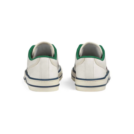 Men's Disney x Gucci Tennis 1977 White Mini GG Sneaker