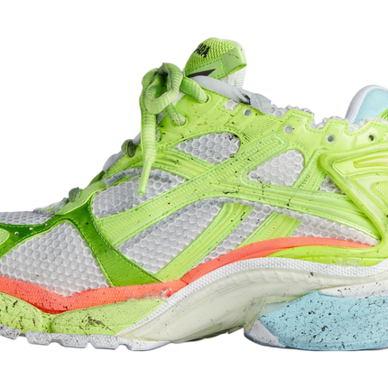 Men's Balenciaga Runner White  Neon Yellow Shoes