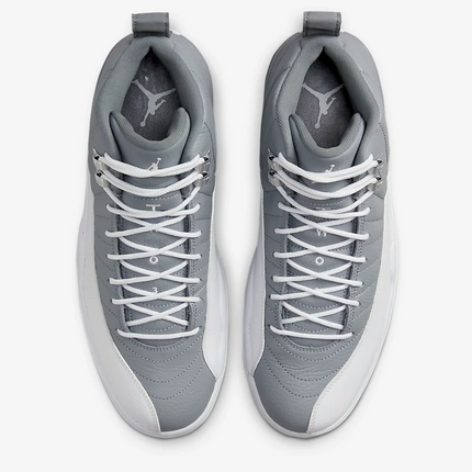 Men's Nike Air Jordan 12 Retro Grey Shoes