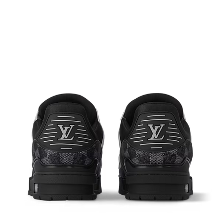 Men's Louis Vuitton LV Trainer Black White Sneakers