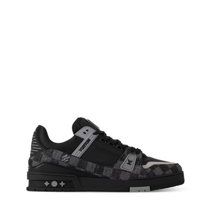 Men's Louis Vuitton LV Trainer Black White Sneakers