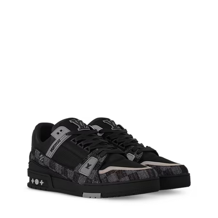 Men's Louis Vuitton LV Trainer Black White Sneakers