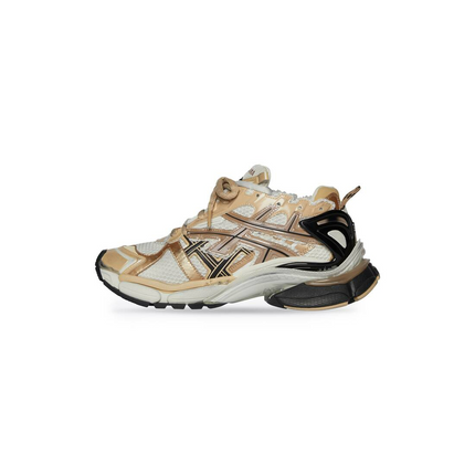 Men's Balenciaga Runner Trainers Sneaker In Beige Black
