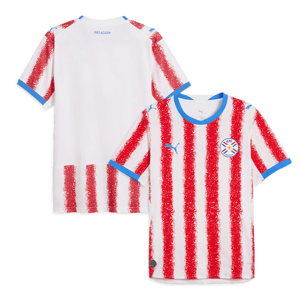 Paraguay National Team 2026 World Cup Home Jersey - White/Red