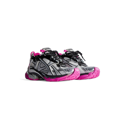 Men's Balenciaga Runner Silver Pink Shoes