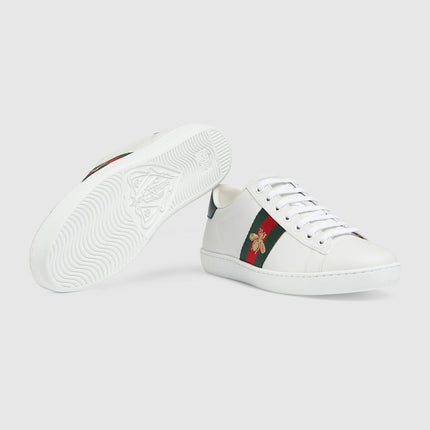Men's Gucci Ace Bee White Sneakers
