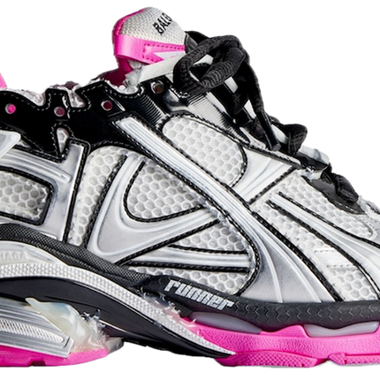 Men's Balenciaga Runner Silver Pink Shoes
