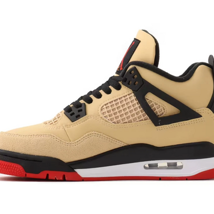 Men's Nike Air Jordan 4 Sesame Black Shoes