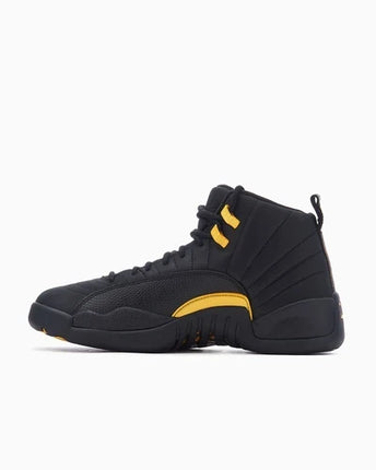 Men's Nike Air Jordan 12 Black Taxi Shoes