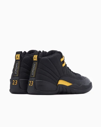 Men's Nike Air Jordan 12 Black Taxi Shoes