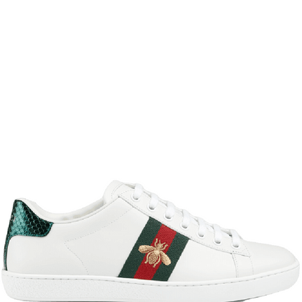 Men's Gucci Ace Bee White Sneakers
